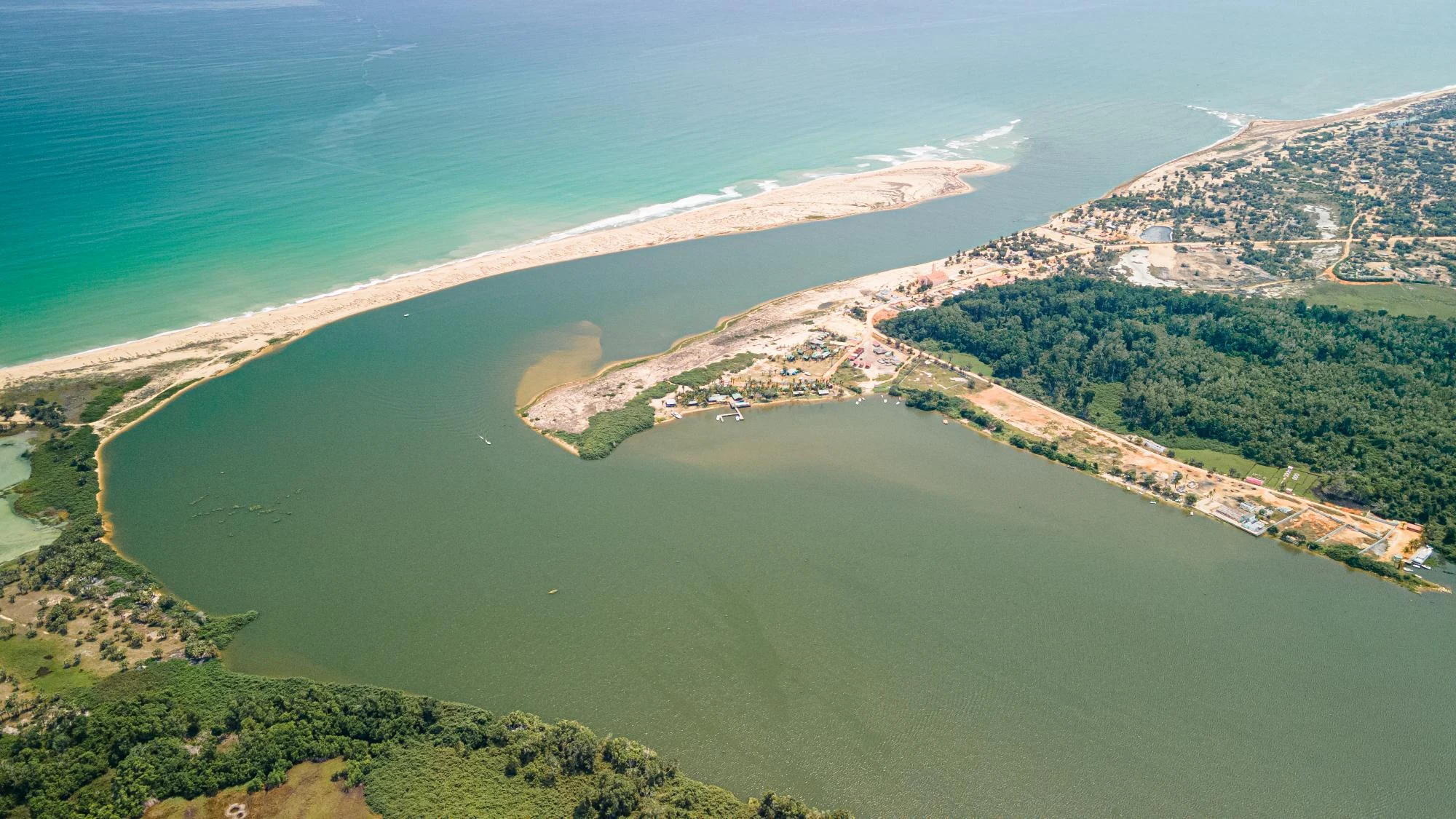 KWANZA LODGE from above