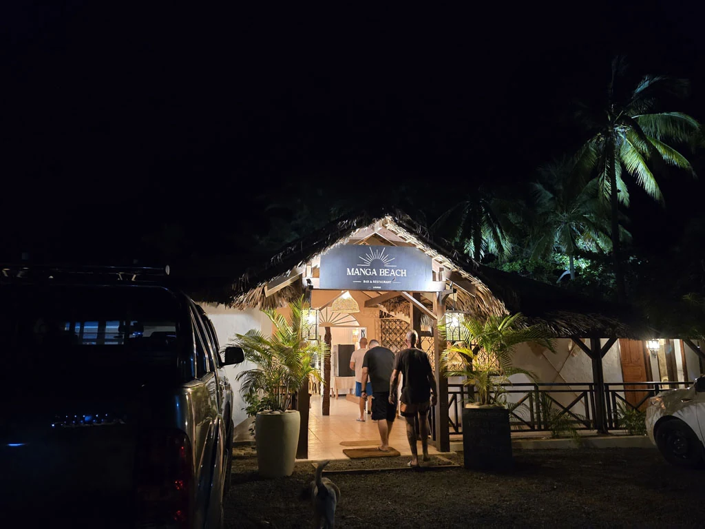 Restaurant Manga Beach auf Nosy-Be