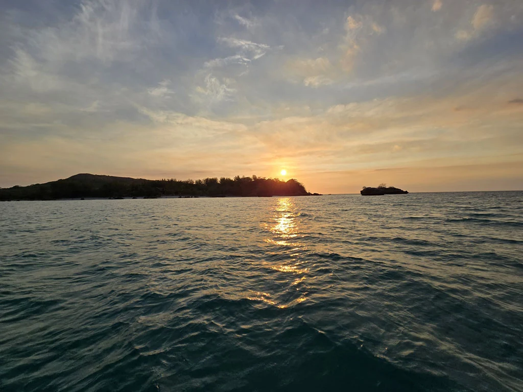 Sonnenuntergang über Radama