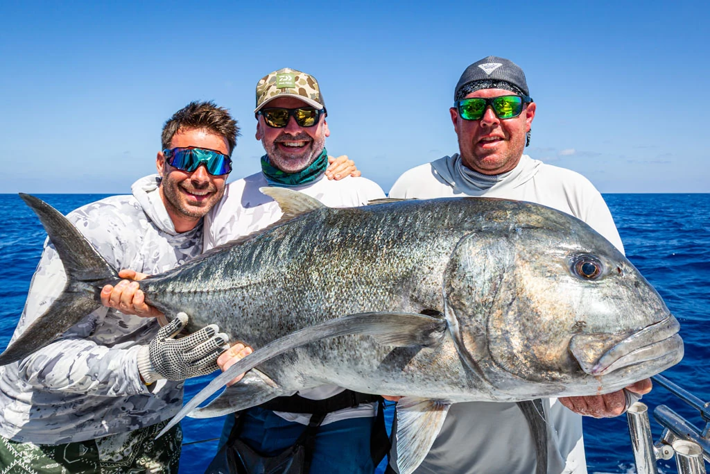 Großer Giant Trevally von den Seychellen