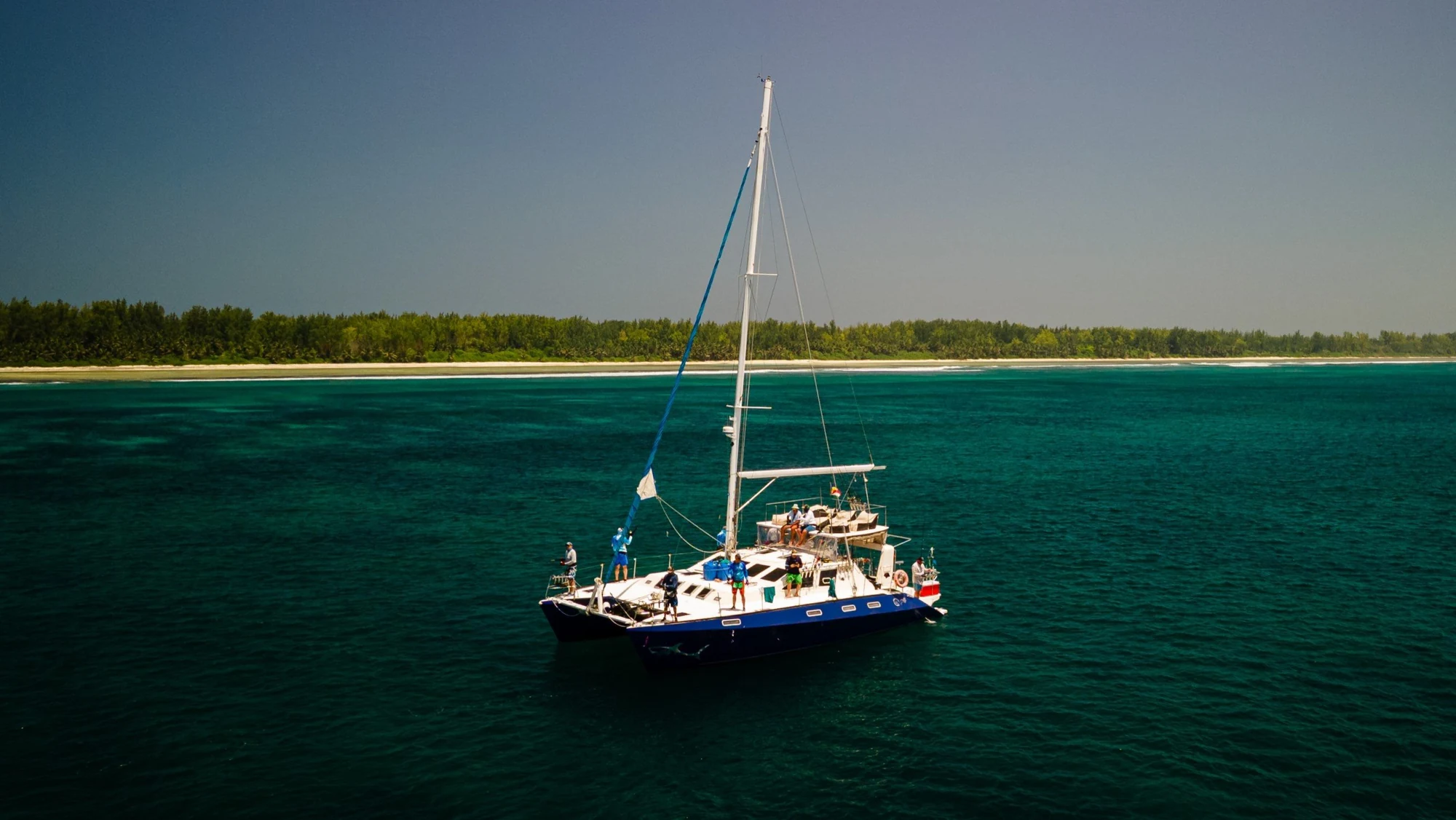 seychellen catamaran SILK 10 Seychelles Fishing Trip