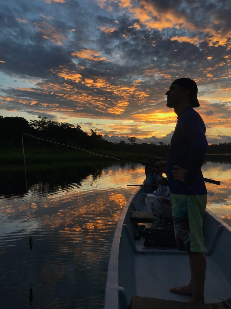 Sonnenuntergang in Ecuador