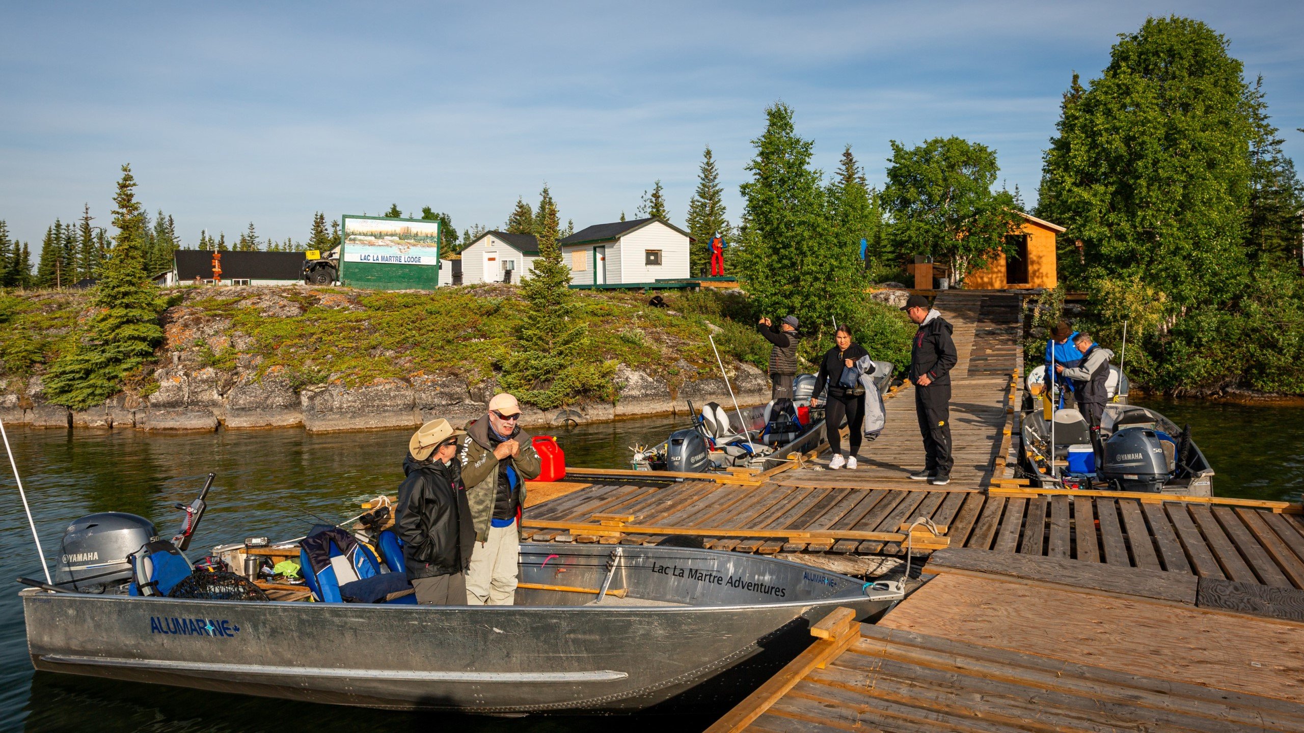 CANADA - LAC LA MARTRE 33 kanada boote 11 canada fishing trip